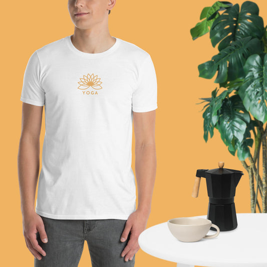 Yoga lotus flower unisex t-shirt